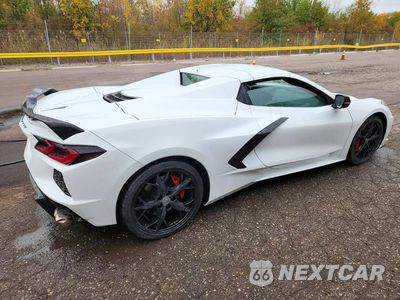 Trzecie zdjęcie samochodu z tyłu: 2022 CHEVROLET CORVETTE STINGRAY 2LT VIN:1G1YB3D46N5115538 - miniatura