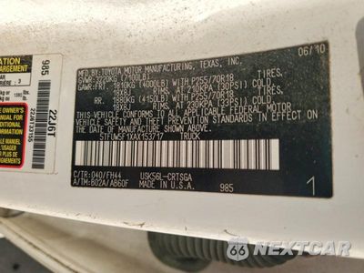 Zdjęcie 12 z 12 samochodu: 2010 TOYOTA TUNDRA DOUBLE CAB SR5 VIN:5TFUW5F1XAX153717 - miniatura