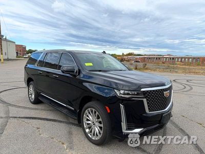 Czwarte zdjęcie samochodu z boku: 2023 CADILLAC ESCALADE ESV PREMIUM LUXURY VIN:1GYS4KKL1PR104366 - miniatura