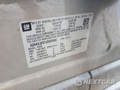 Zdjęcie 13 z 13 samochodu: 2018 CHEVROLET EQUINOX LT VIN:3GNAXJEV7JS560402 - miniatura