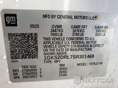 Zdjęcie 14 z 14 samochodu: 2025 GMC YUKON DENALI VIN:1GKS2DRL7SR301469 - miniatura