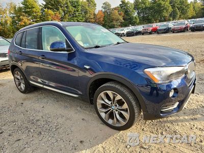 Czwarte zdjęcie samochodu z boku: 2017 BMW X3 XDRIVE28I VIN:5UXWX9C5XH0T04173 - miniatura