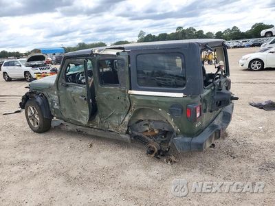 Drugie zdjęcie samochodu z przodu: 2021 JEEP WRANGLER UNLIMITED SAHARA VIN:1C4HJXEN9MW592000 - miniatura