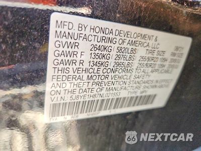 Zdjęcie 13 z 13 samochodu: 2022 ACURA MDX ADVANCE VIN:5J8YE1H87NL021553 - miniatura