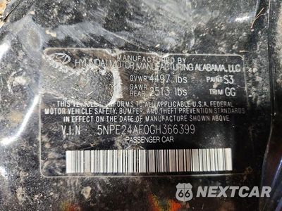 Zdjęcie 13 z 13 samochodu: 2016 HYUNDAI SONATA SE VIN:5NPE24AF0GH366399 - miniatura
