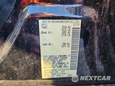 Zdjęcie 12 z 12 samochodu: 2015 NISSAN ALTIMA 2.5 SV VIN:1N4AL3APXFC222292 - miniatura