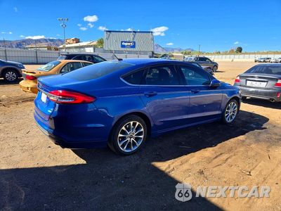 Trzecie zdjęcie samochodu z tyłu: 2017 FORD FUSION SE VIN:3FA6P0HD9HR276594 - miniatura