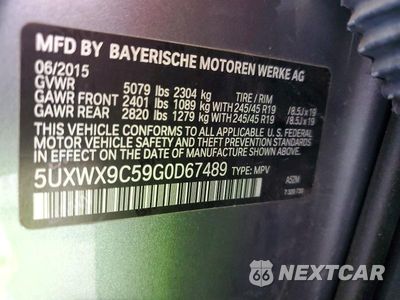 Zdjęcie 13 z 13 samochodu: 2016 BMW X3 XDRIVE28I VIN:5UXWX9C59G0D67489 - miniatura
