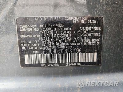 Zdjęcie 14 z 14 samochodu: 2025 SUBARU CROSSTREK PREMIUM VIN:JF2GUHDC3S8281996 - miniatura