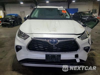 Piąte zdjęcie samochodu w środku: 2020 TOYOTA HIGHLANDER HYBRID PLATINUM VIN:5TDEBRCH4LS007721 - miniatura