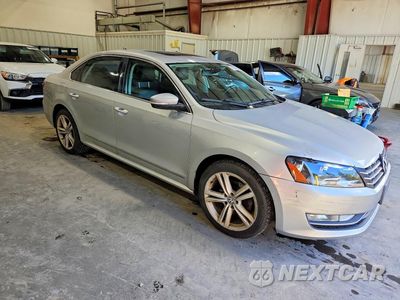 Czwarte zdjęcie samochodu z boku: 2013 VOLKSWAGEN PASSAT SEL VIN:1VWCN7A36DC052895 - miniatura