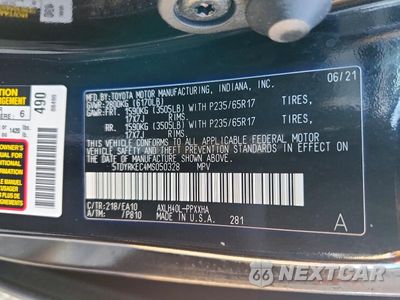 Zdjęcie 13 z 13 samochodu: 2021 TOYOTA SIENNA XLE VIN:5TDYRKEC4MS050328 - miniatura