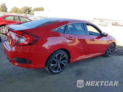 Trzecie zdjęcie samochodu z tyłu: 2021 HONDA CIVIC SPORT VIN:2HGFC2F89MH540296 - miniatura