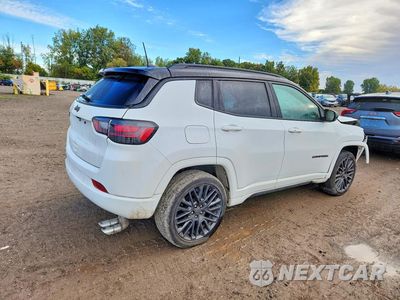 Trzecie zdjęcie samochodu z tyłu: 2022 JEEP COMPASS LIMITED VIN:3C4NJDCB2NT222332 - miniatura