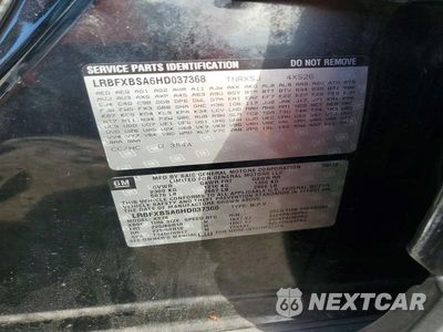 Zdjęcie 12 z 12 samochodu: 2017 BUICK ENVISION ESSENCE VIN:LRBFXBSA6HD037368 - miniatura