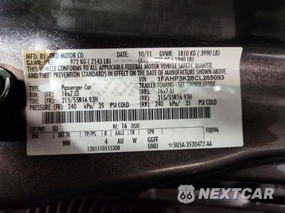 Zdjęcie 12 z 12 samochodu: 2012 FORD FOCUS SE VIN:1FAHP3K28CL265093 - miniatura