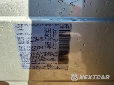 Zdjęcie 14 z 14 samochodu: 2018 NISSAN PATHFINDER SL VIN:5N1DR2MN9JC667024 - miniatura