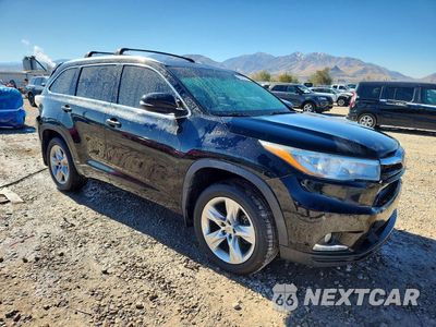 Czwarte zdjęcie samochodu z boku: 2014 TOYOTA HIGHLANDER LIMITED PLATINUM VIN:5TDDKRFH8ES035547 - miniatura