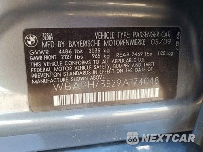 Zdjęcie 12 z 12 samochodu: 2009 BMW 328 I VIN:WBAPH73529A174048 - miniatura