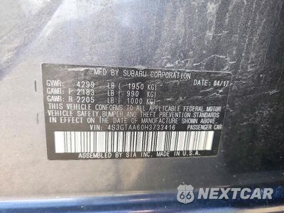 Zdjęcie 13 z 13 samochodu: 2017 SUBARU IMPREZA VIN:4S3GTAA60H3733416 - miniatura