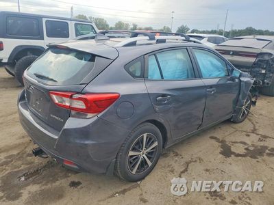 Trzecie zdjęcie samochodu z tyłu: 2019 SUBARU IMPREZA PREMIUM VIN:4S3GTAC60K3725725 - miniatura