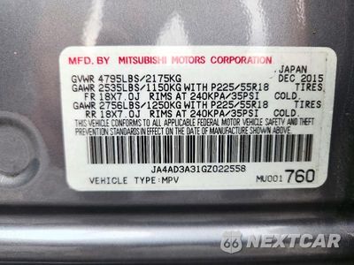Zdjęcie 13 z 13 samochodu: 2016 MITSUBISHI OUTLANDER SE VIN:JA4AD3A31GZ022558 - miniatura