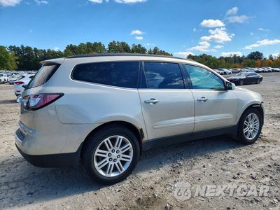 Trzecie zdjęcie samochodu z tyłu: 2014 CHEVROLET TRAVERSE LT VIN:1GNKVGKD8EJ287759 - miniatura