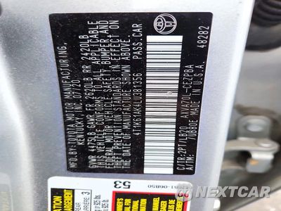 Zdjęcie 12 z 12 samochodu: 2020 TOYOTA CAMRY XSE VIN:4T1K61AK4LU381356 - miniatura