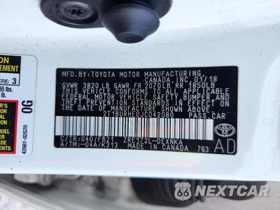 Zdjęcie 13 z 13 samochodu: 2018 TOYOTA COROLLA LE VIN:2T1BURHE0JC042080 - miniatura