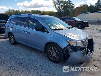 Czwarte zdjęcie samochodu z boku: 2011 HONDA ODYSSEY EXL VIN:5FNRL5H65BB067895 - miniatura