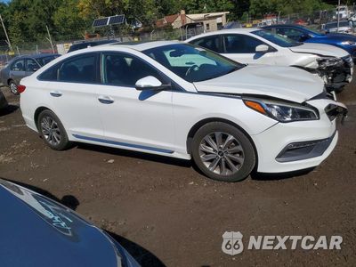 Czwarte zdjęcie samochodu z boku: 2017 HYUNDAI SONATA SPORT VIN:5NPE34AF5HH512276 - miniatura