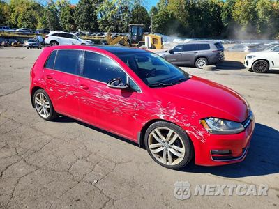 Czwarte zdjęcie samochodu z boku: 2015 VOLKSWAGEN GOLF TDI VIN:3VW2A7AU3FM030550 - miniatura