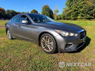 Czwarte zdjęcie samochodu z boku: 2019 INFINITI Q50 3.0T LUXE VIN:JN1EV7AR3KM550286 - miniatura