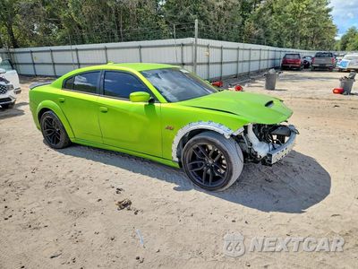 Czwarte zdjęcie samochodu z boku: 2022 DODGE CHARGER SCAT PACK VIN:2C3CDXGJ2NH136050 - miniatura