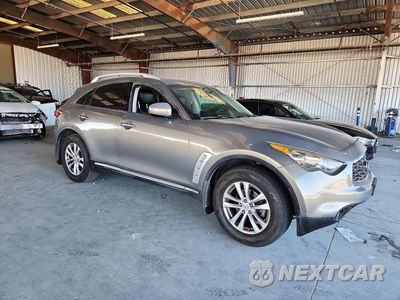 Czwarte zdjęcie samochodu z boku: 2010 INFINITI FX35 BASE VIN:JN8AS1MW1AM854240 - miniatura