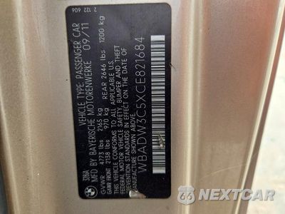 Zdjęcie 12 z 12 samochodu: 2012 BMW 328 I VIN:WBADW3C5XCE821684 - miniatura