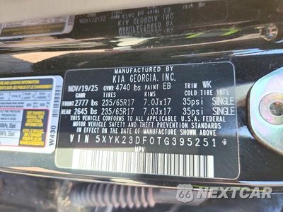 Zdjęcie 13 z 13 samochodu: 2026 KIA SPORTAGE LX VIN:5XYK23DF0TG395251 - miniatura