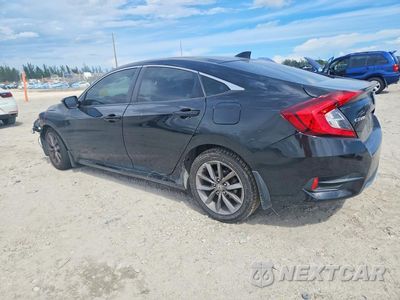 Drugie zdjęcie samochodu z przodu: 2021 HONDA CIVIC EXL VIN:19XFC1F72ME002678 - miniatura