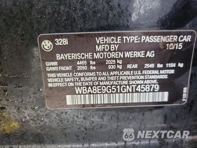 Zdjęcie 13 z 13 samochodu: 2016 BMW 328 I SULEV VIN:WBA8E9G51GNT45879 - miniatura
