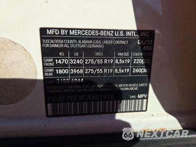 Zdjęcie 13 z 13 samochodu: 2012 MERCEDES-BENZ GL 450 4MATIC VIN:4JGBF7BE8CA802928 - miniatura