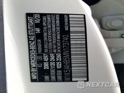 Zdjęcie 12 z 12 samochodu: 2021 MERCEDES-BENZ CLA 250 4MATIC VIN:W1K5J4HB5MN173740 - miniatura