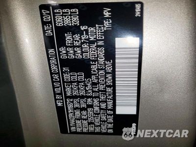 Zdjęcie 13 z 13 samochodu: 2017 VOLVO XC90 T6 VIN:YV4A22PK1H1166712 - miniatura