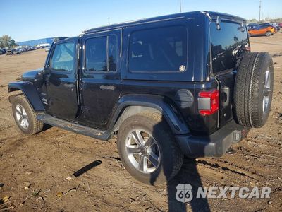 Drugie zdjęcie samochodu z przodu: 2020 JEEP WRANGLER UNLIMITED SAHARA VIN:1C4HJXEN8LW234837 - miniatura