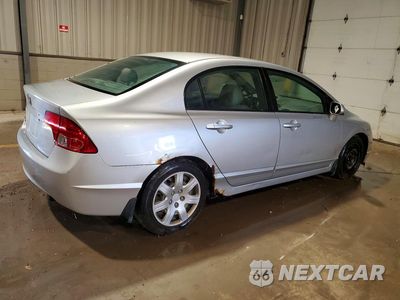 Trzecie zdjęcie samochodu z tyłu: 2007 HONDA CIVIC LX VIN:2HGFA16507H302038 - miniatura