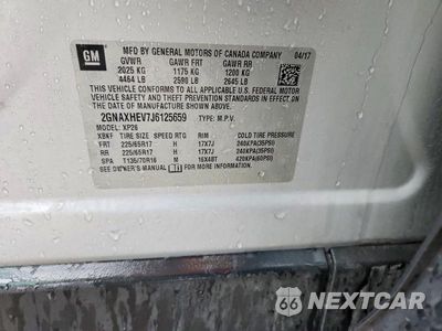 Zdjęcie 13 z 13 samochodu: 2018 CHEVROLET EQUINOX LS VIN:2GNAXHEV7J6125659 - miniatura