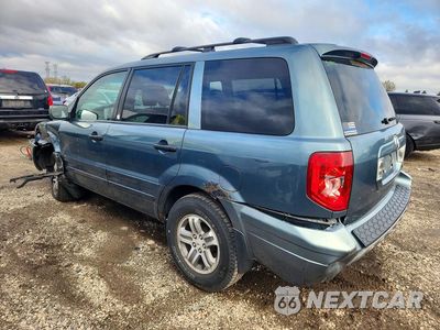 Drugie zdjęcie samochodu z przodu: 2005 HONDA PILOT EXL VIN:2HKYF18675H508315 - miniatura