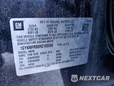 Zdjęcie 13 z 13 samochodu: 2017 CADILLAC XT5 PLATINUM VIN:1GYKNFRS8HZ103590 - miniatura