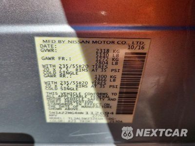 Zdjęcie 12 z 12 samochodu: 2017 NISSAN MURANO PLATINUM VIN:5N1AZ2MG4HN112694 - miniatura