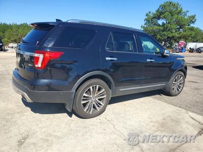Trzecie zdjęcie samochodu z tyłu: 2017 FORD EXPLORER PLATINUM VIN:1FM5K8HT6HGB19148 - miniatura