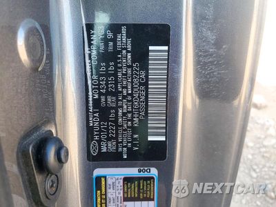 Zdjęcie 12 z 12 samochodu: 2013 HYUNDAI GENESIS COUPE 2.0T VIN:KMHHT6KD4DU082225 - miniatura